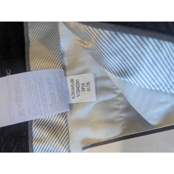 NWT Banana Republic Blue Mens Linen Dress Pant 35X30 - Picture 6 of 10